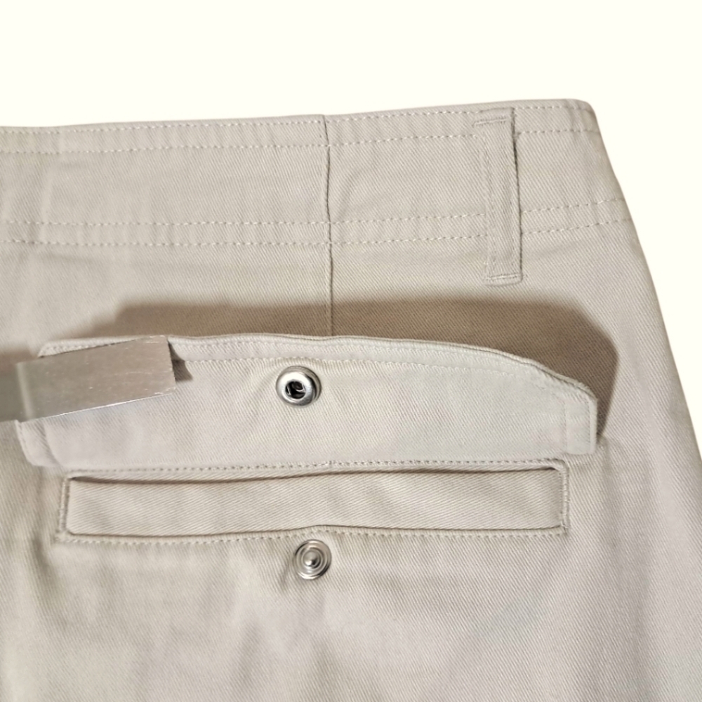 American Tall Cargo Chino Pants | 12 Tall | Soft Beige | Utility Style - Picture 13 of 16